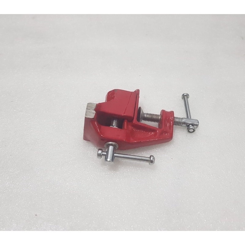 Catok meja 40mm catok crafing vice clamp mini HDT merah