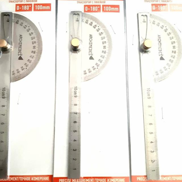 

Super Promo..!618KA Penggaris Busur Derajat Protector Stainless Steel 10cm 180 Derajat