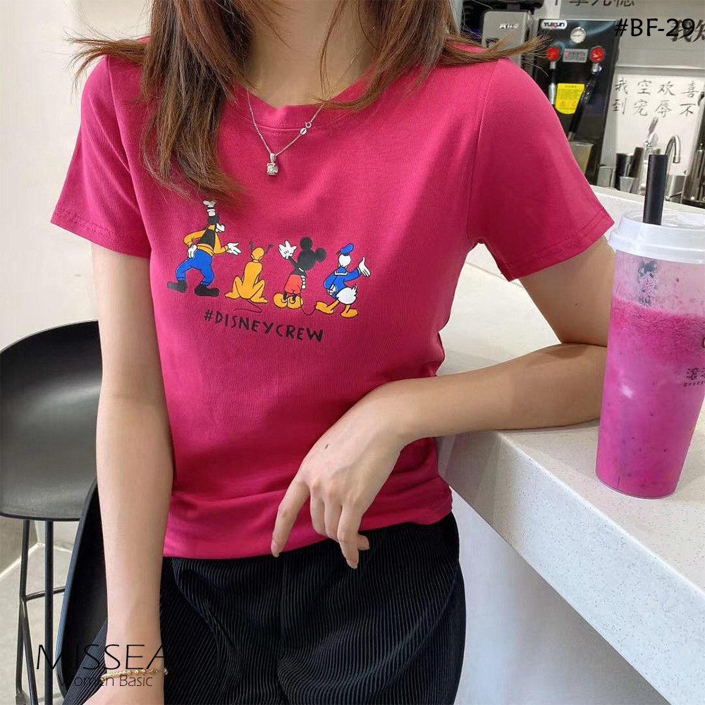 (BISA COD) KAOS IMPORT WANITA - Atasan Baju Cewek Simple Berkualitas Harga Reseller Murah - Supplier