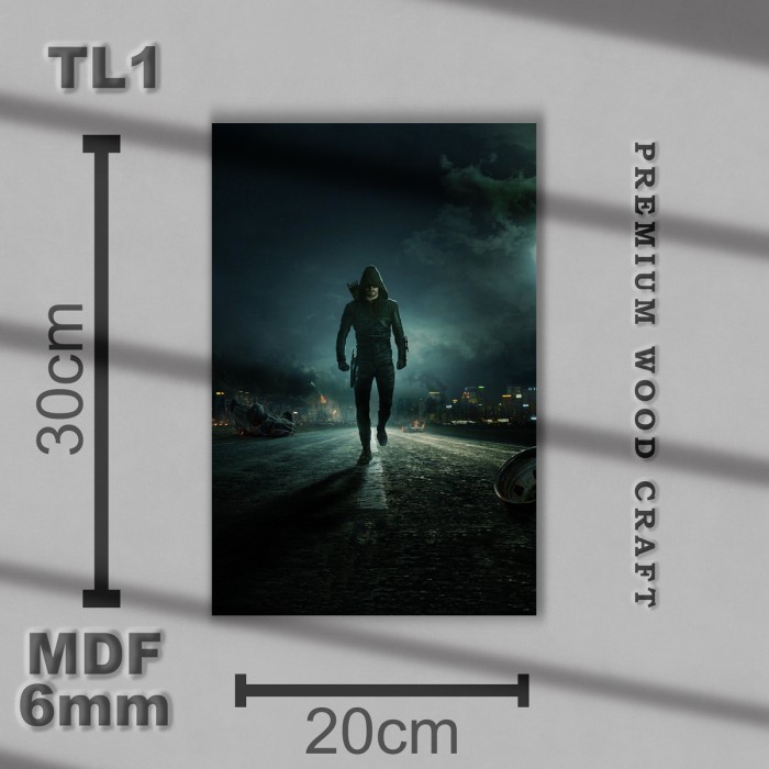 Poster The Arrow Wall Decor - Hiasan Dinding Movie - Pajangan Dinding