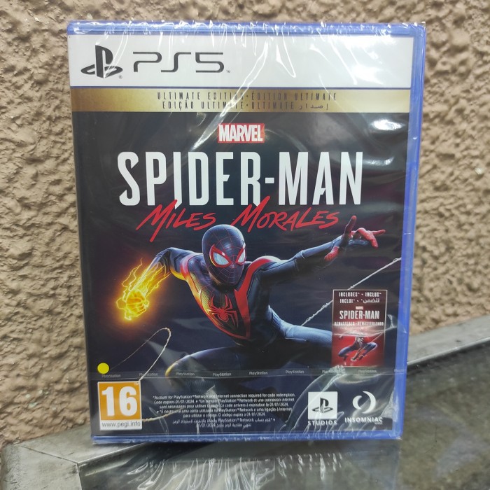 PS5 Marvel Spiderman Spider-Man Miles Morales Ultimate Edition