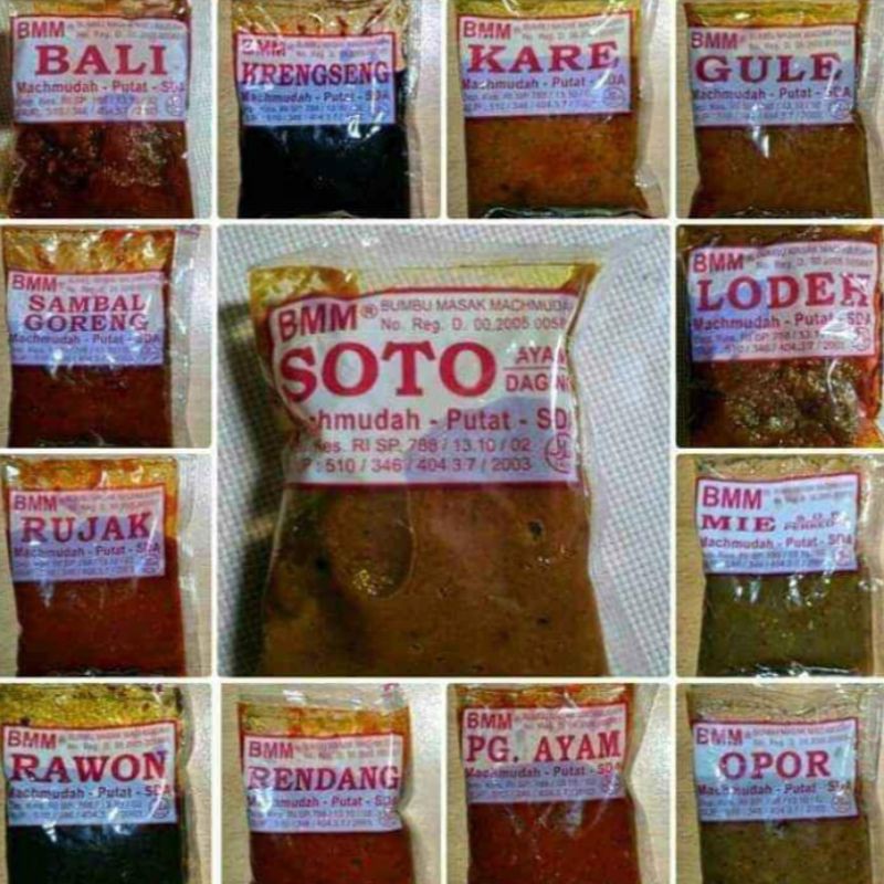 

Bumbu Praktis BMM Machmudah harga 3000