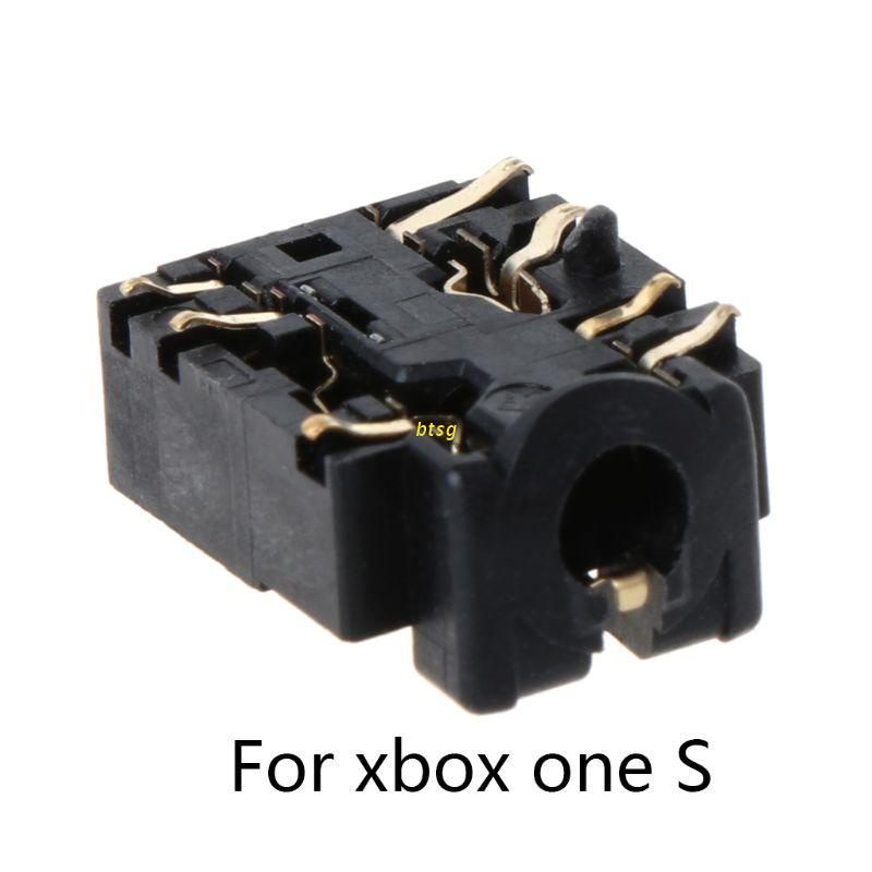 btsg 3.5MM Headset Connector Port Socket Headphone Jack Plug Port for Xbox One Slim S Controller Accessories