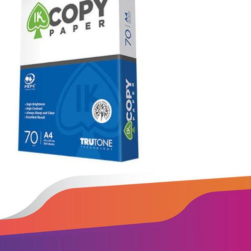 

☜ 1 RIM KERTAS HVS A4 COPY PAPER 70 GRAM ✥