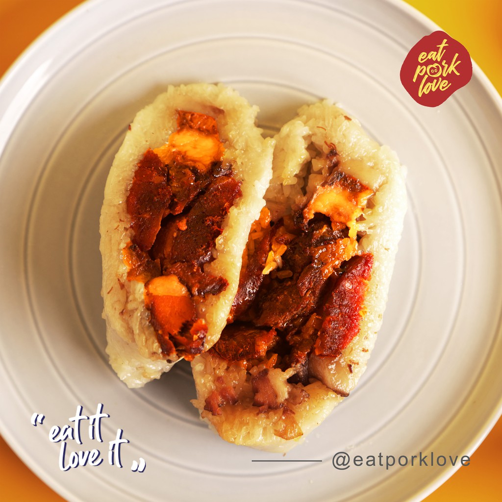 

Porky Bacang - Babi Panggang Manis, Telur Asin, Lapchiong, Ayam