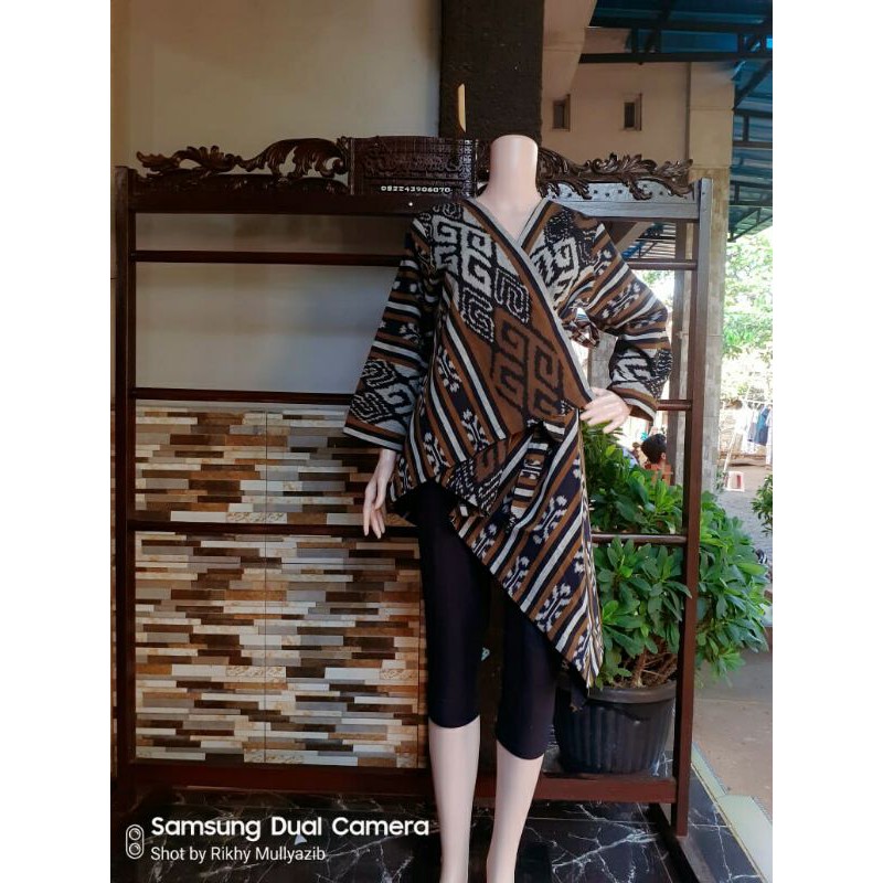 Kimono tenun baju tenun jepara outer tenun blazer KN3