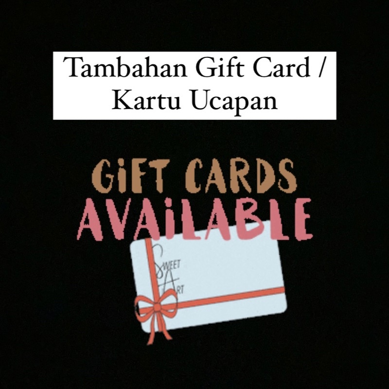 

Tambahan Gift Card / Kartu Ucapan