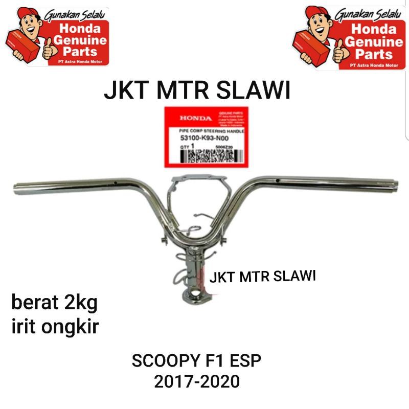 53100-K93-N00 stang stir new scoopy f1 esp scoopy esp 2017 - 2019 ori ahm