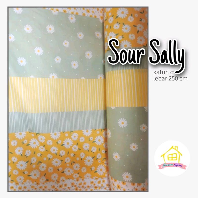 KAIN KATUN CVC SOUR SALLY