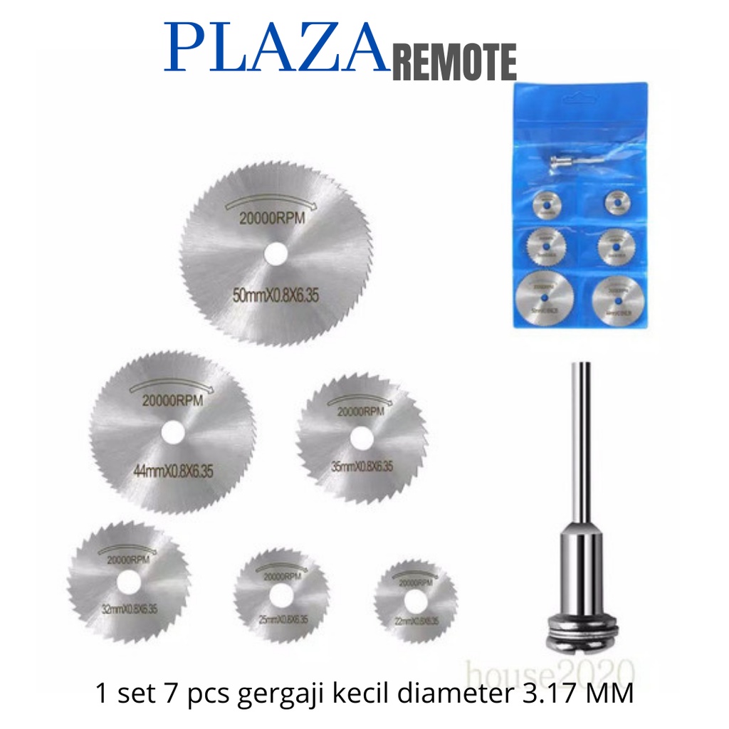 MATA GERGAJI MINI GERINDA CIRCULAR SAW BLADE MINI GRINDER 7IN1 3.17 MM
