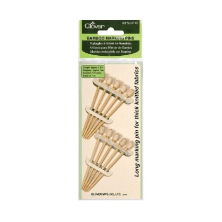 Clover - Bamboo Marking Pins