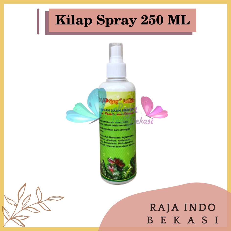 Kilap Spray leafshine 250 ml Pengkilap Daun Seketika Lebih Efisien Semir Pengkilap Daun - Kilap Daun SPRAY 250 ML Pengkilap Daun Seketika Lebih Efisien kilap daun spray 250 ml