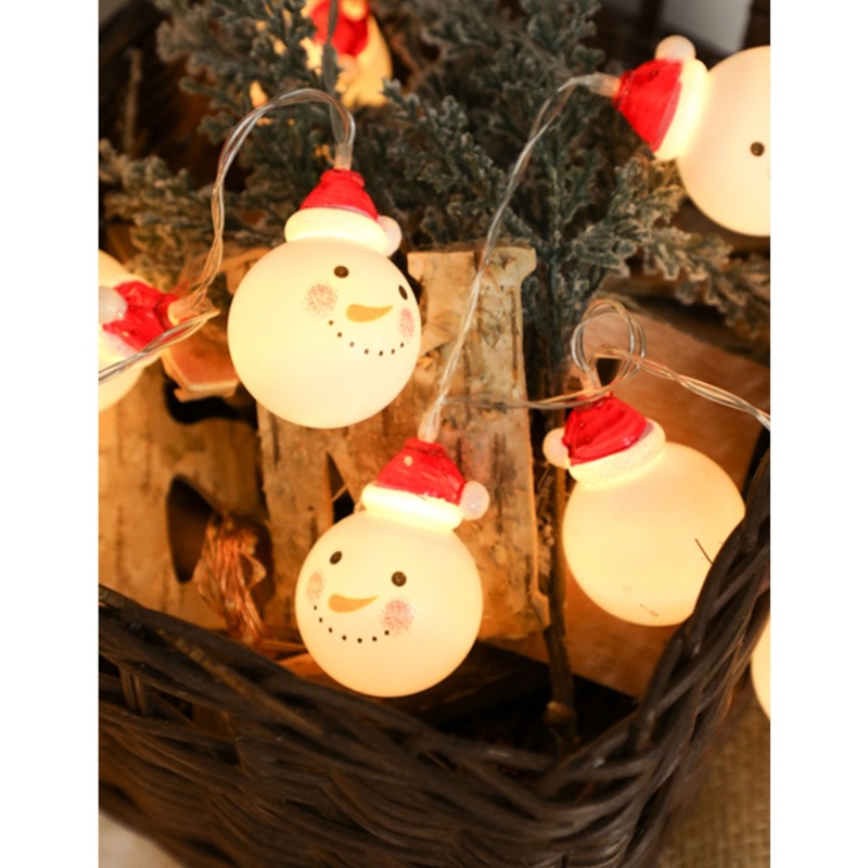 Zzz Lampu Tumblr LED Bentuk Snowman Untuk Dekorasi Natal