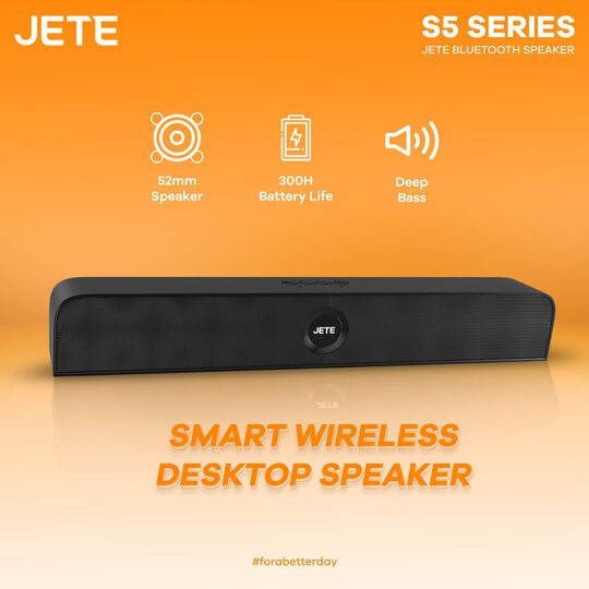 Speaker Bluetooth Portable JETE S5 - Garansi Resmi 2 Tahun