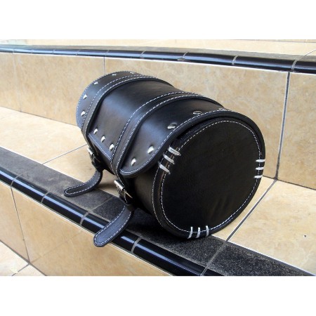 Aksesoris tas motor asli kulit model tabung