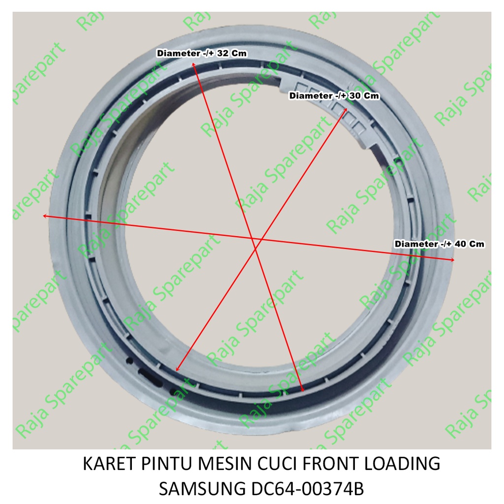 KARET PINTU MESIN CUCI FRONT LOADING SAMSUNG DC-6400374B