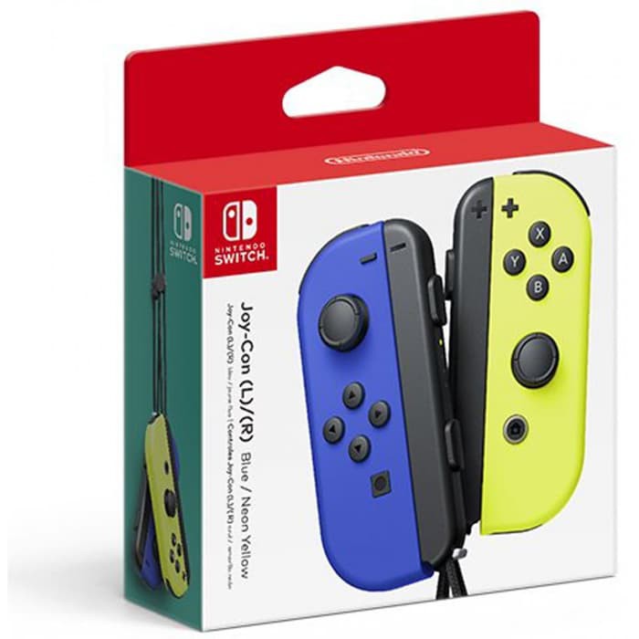 Nintendo Switch - Joy-Con (L-R) - Blue-Neon Yellow