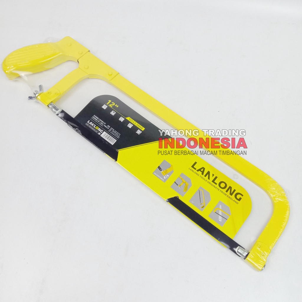 Gergaji Besi 12&quot; inch Gagang Potong Hacksaw Frame