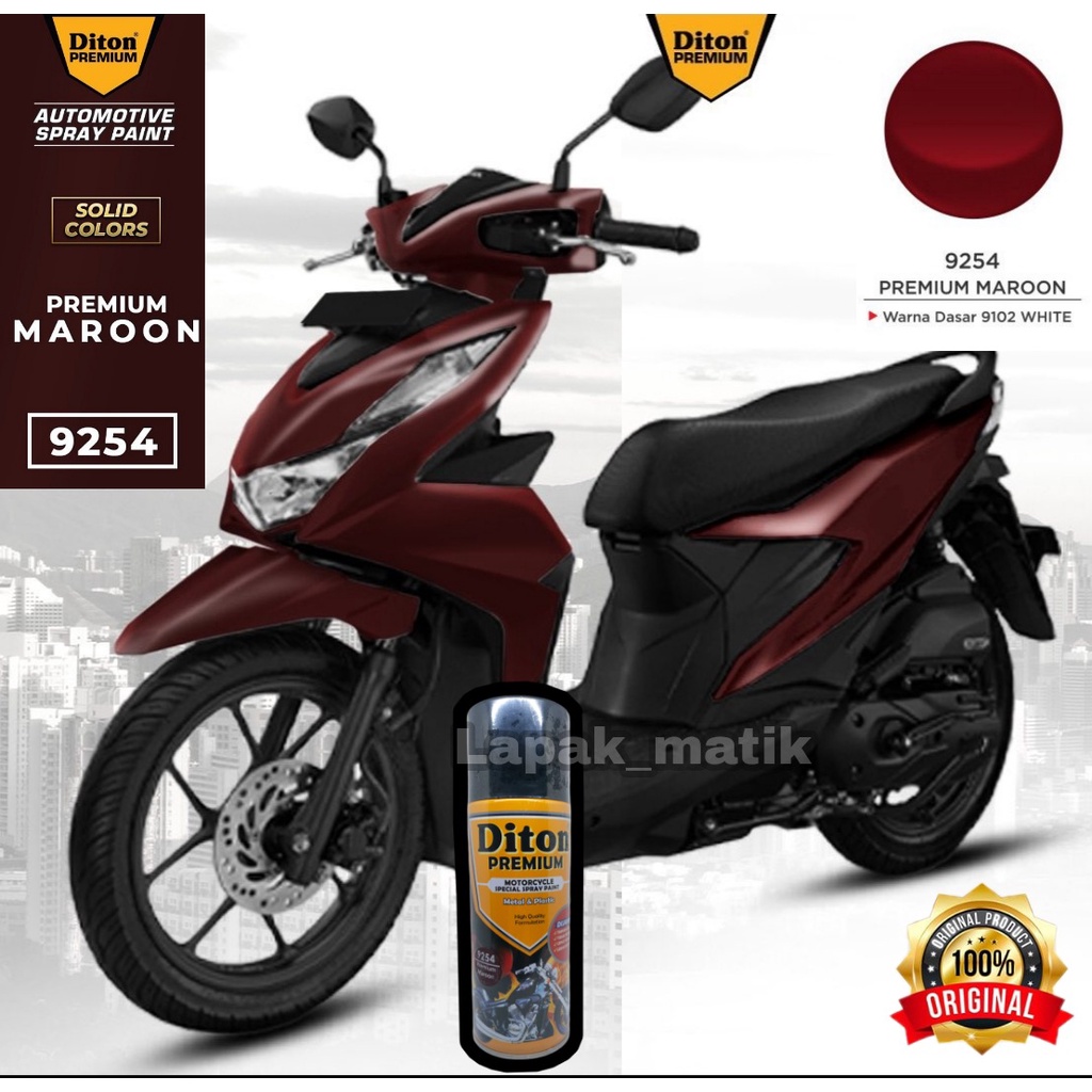 Pilok DITON PREMIUM MERAH MARUN PREMIUM MAROON 9254 400ml