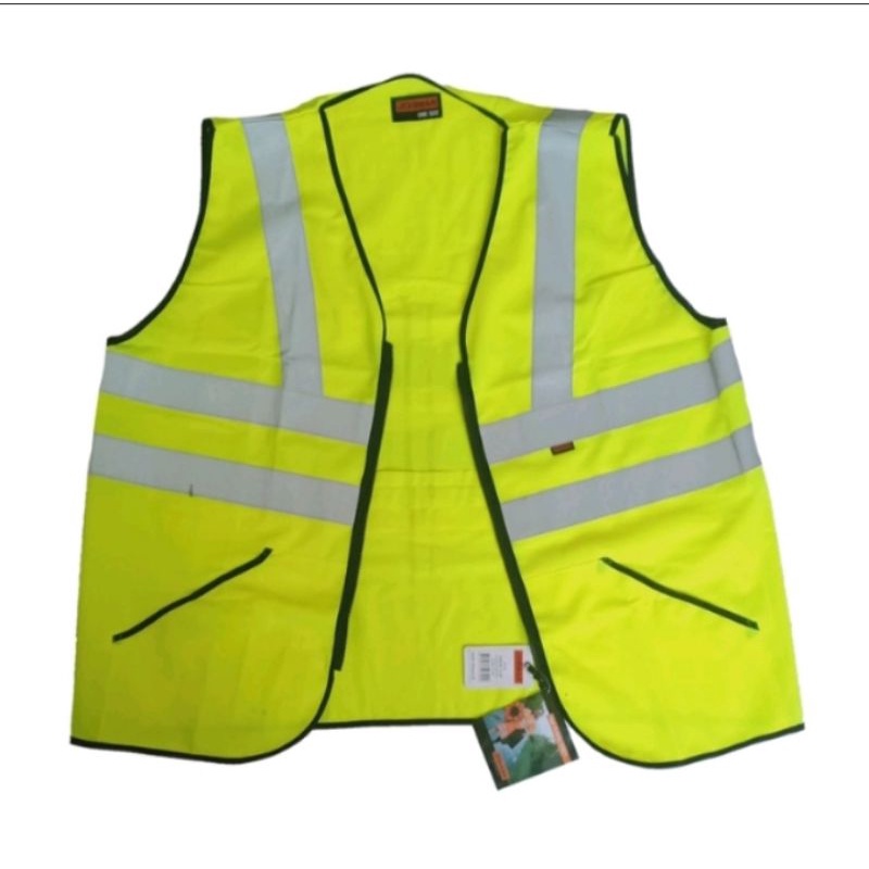 ROMPI SAFETY SUPER BIG JUMBO 5XL XXXXL HIJAU STABILO BAHAN FULL POLYESTER