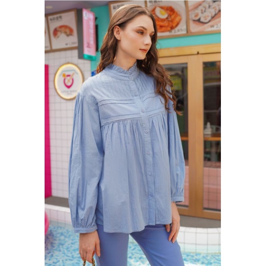 Raven Shirt Size S Blue - BENANG JARUM