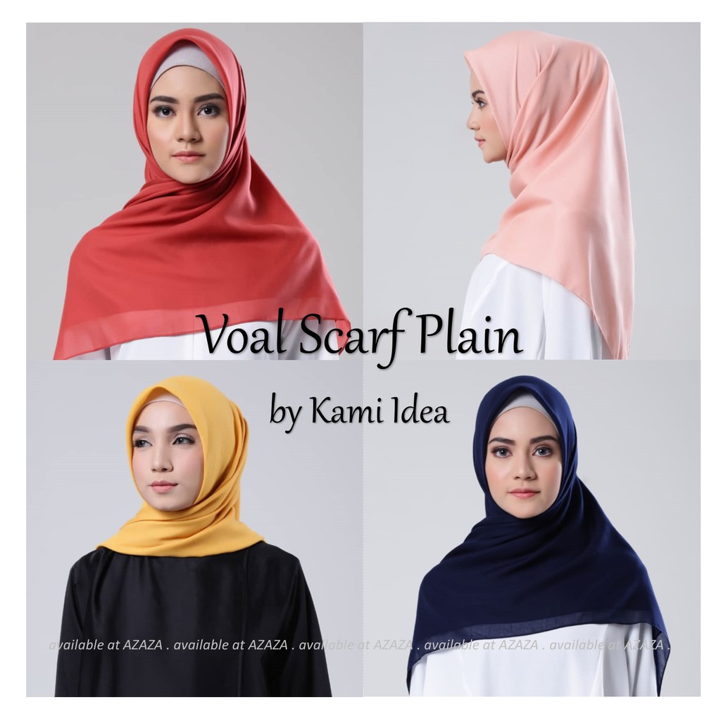 KAMI. Voal Scarf Plain by Kami Idea - Kamiidea