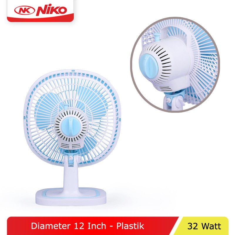 Kipas angin Niko 12 inch - NKD-1201 kipas angin meja Desk fan