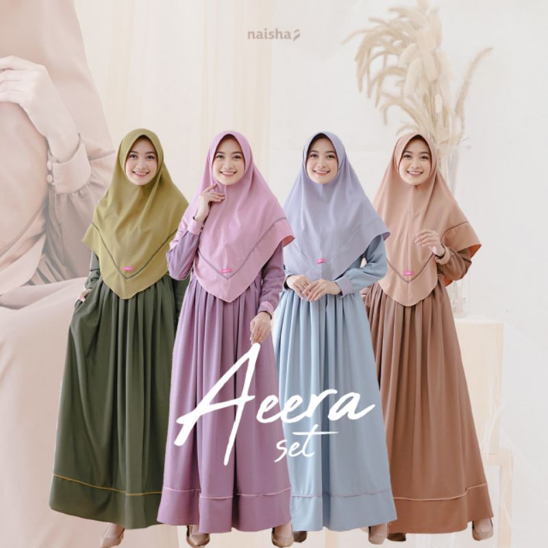 gamis khimar aeera set by naisha