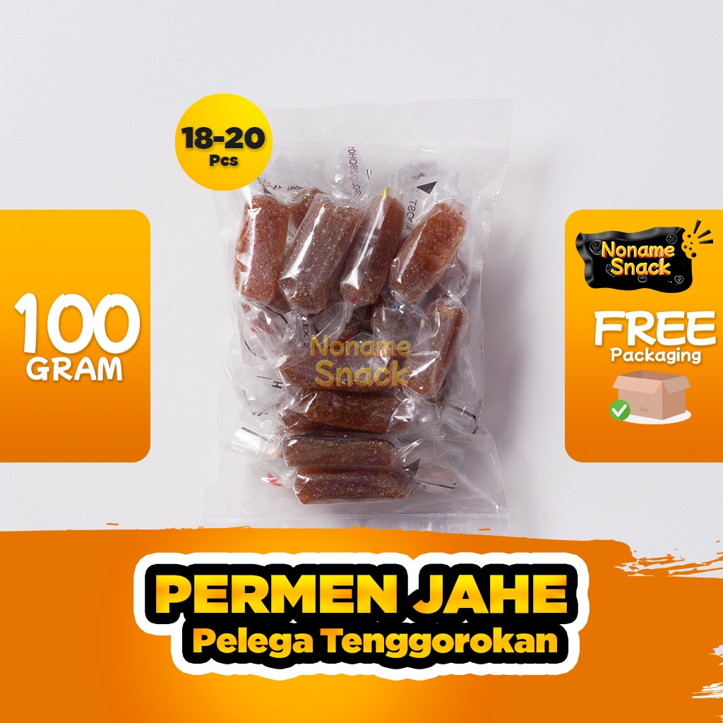 NoName Snack - Permen Jahe Pelega Tenggorokan Grosir 100Gr