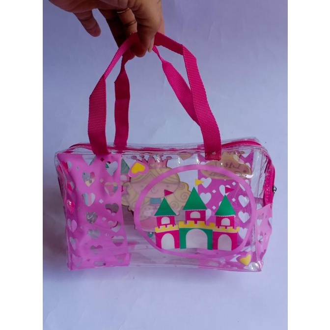 

Tas Kosmetik Tempat Pencil Mika Bening