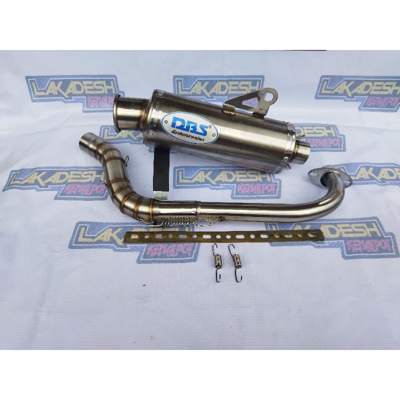 KNALPOT DBS BIRU (INLET 38/50) BEAT MIO VARIO AEROX SCOOPY NMAX PCX LEXI ADV GENIO SPACY DLL