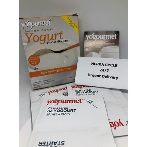 

Toko-Bahan-Kue- Bibit Yogurt Starter Yogourmet 1 Saset @ 5 Mg Ori Kanada Buat Yogurt -Terlengkap-