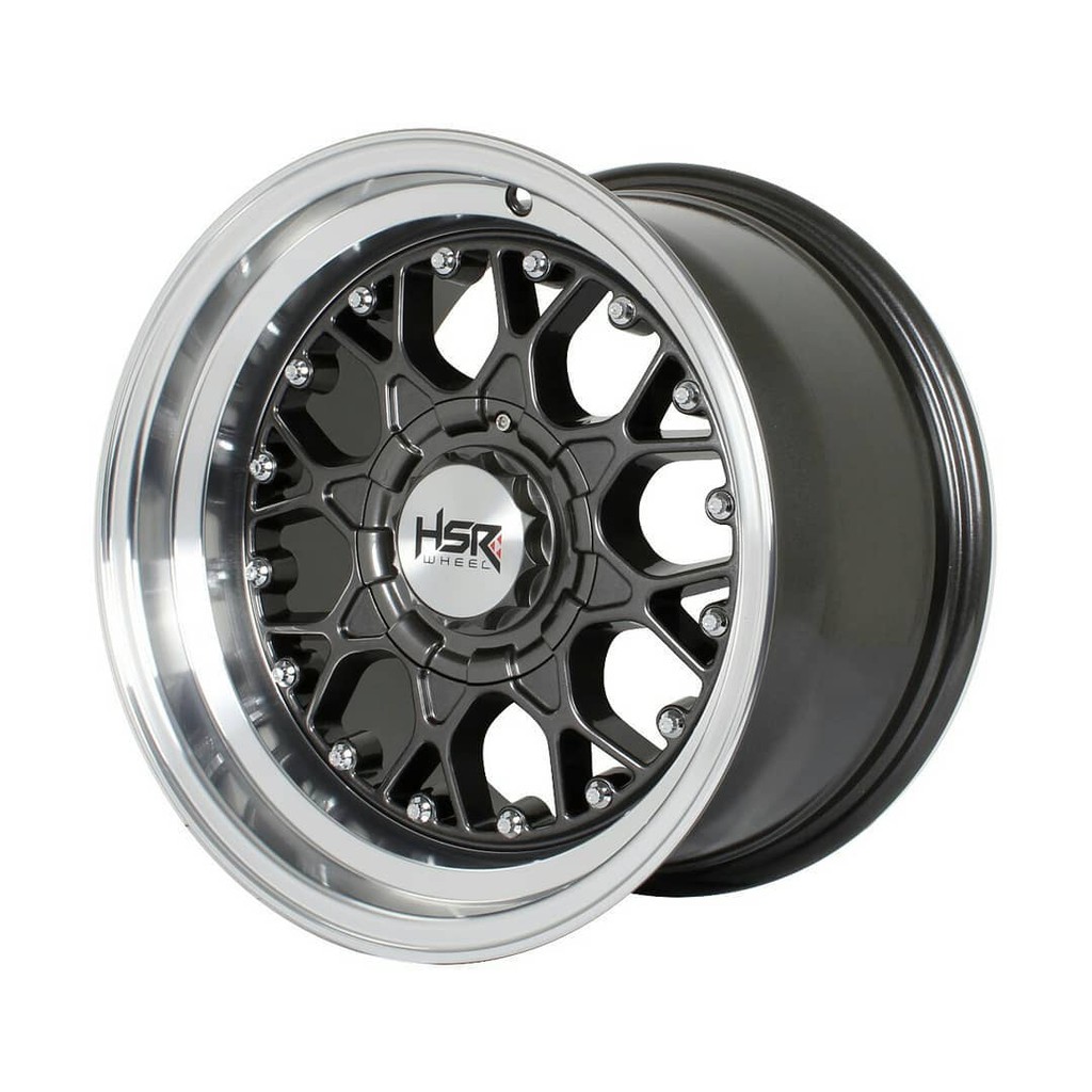 Velg Mobil Ring 15 Terbaru Merk HSR Model BUNIWAH H8001 - Lubang 4