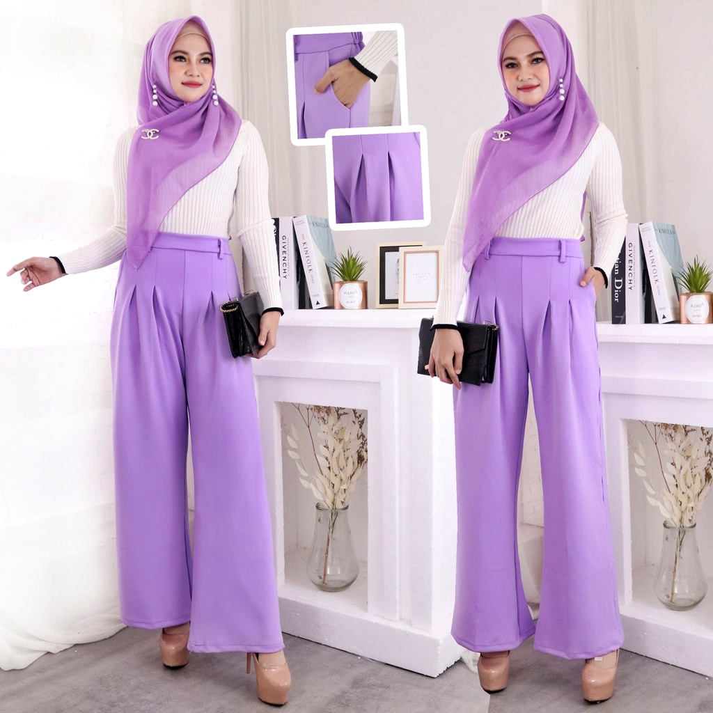 Kulot PANTS Celana KULOT High Waist Premium | Tebal Adem