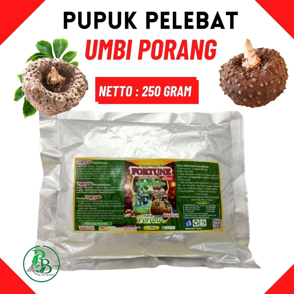 pupuk pembesar umbi porang, booster tanaman porang terbaik