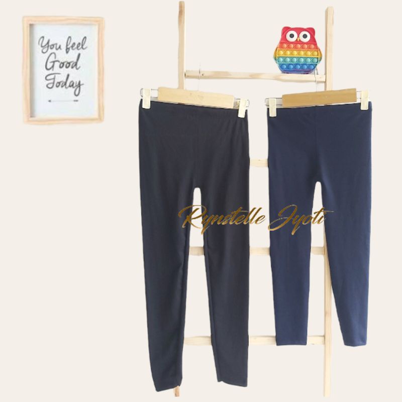 Legging Anak Panjang Kaos Soft Rayon Usia 5-11 tahun | Legging Anak Polos by Rynstelle