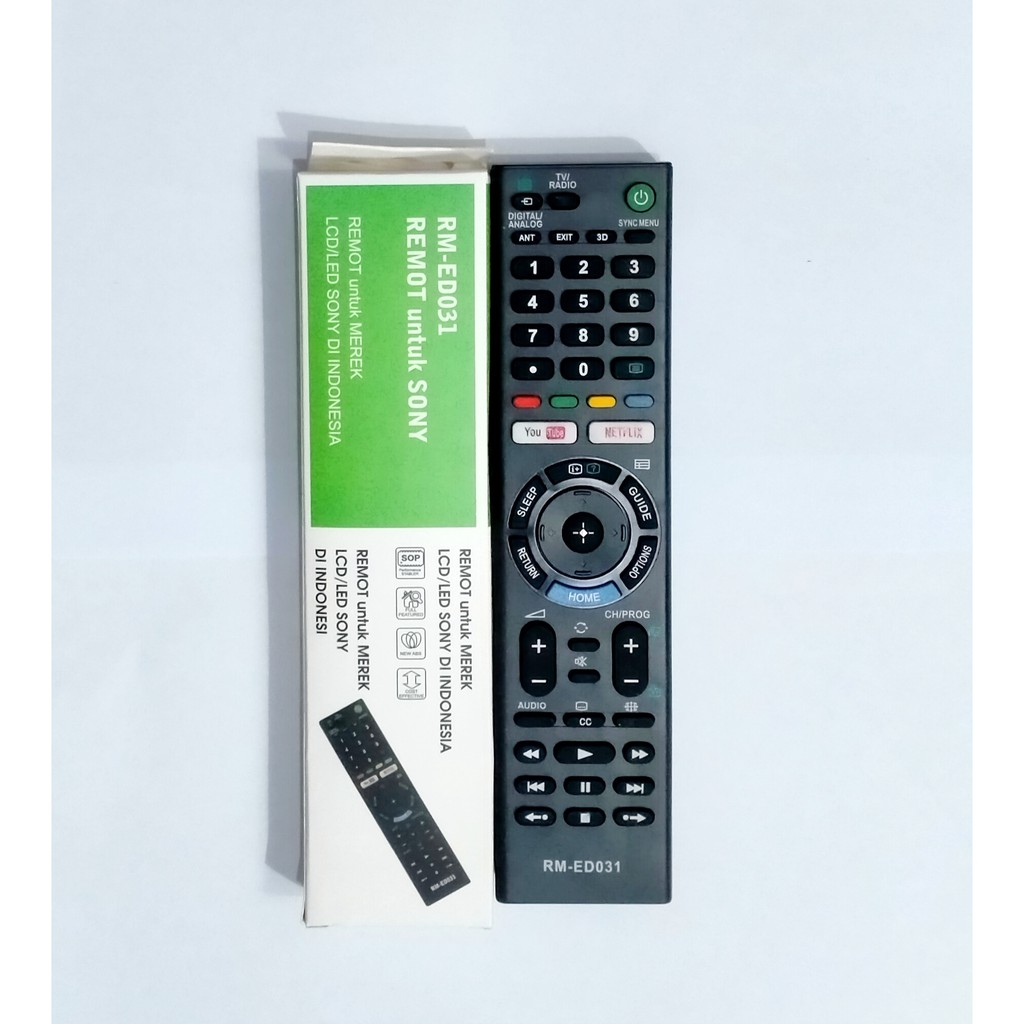 REMOT SMART TV SONY BRAVIA LED/DIGITAL/ YOUTUBE/ NETFLIX