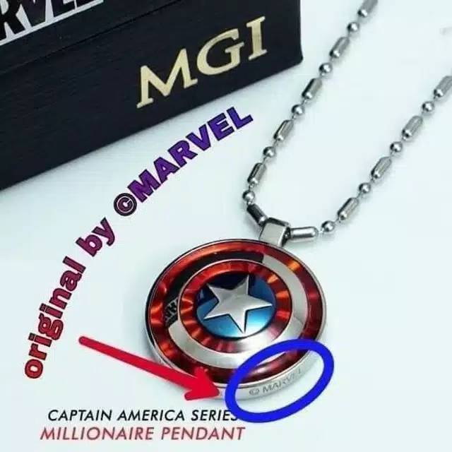 Kalung Kesehatan Anti Radiasi Pendant Marvel Original MCI