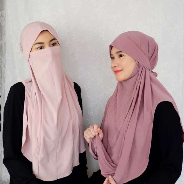 French khimar instan