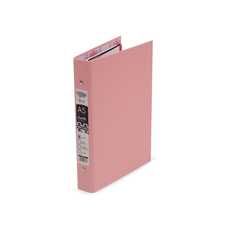 Bantex A5 PP Multi Ring Binder 20 Hole 1334