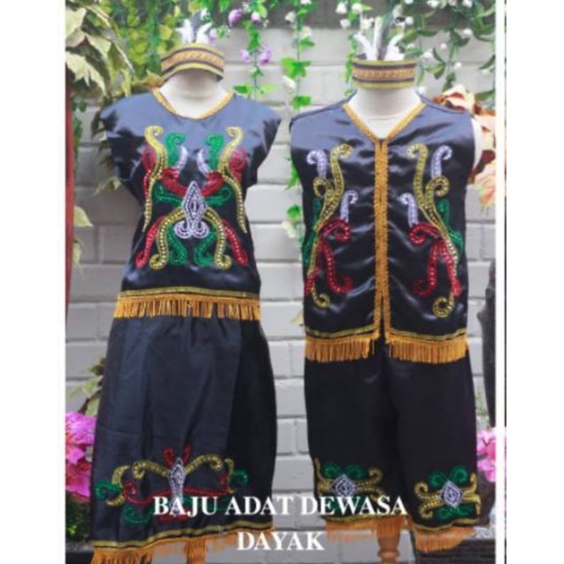 baju adat dayak // Kalimantan dewasa M / L / XL / XXL