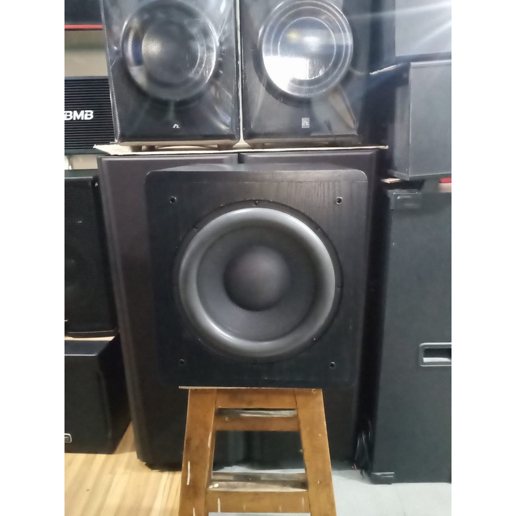 SUBWOOFER AKTIF TARGA PS 200 D 12 INCH SUBWOOFER ACTIVE WOOFER DEPAN