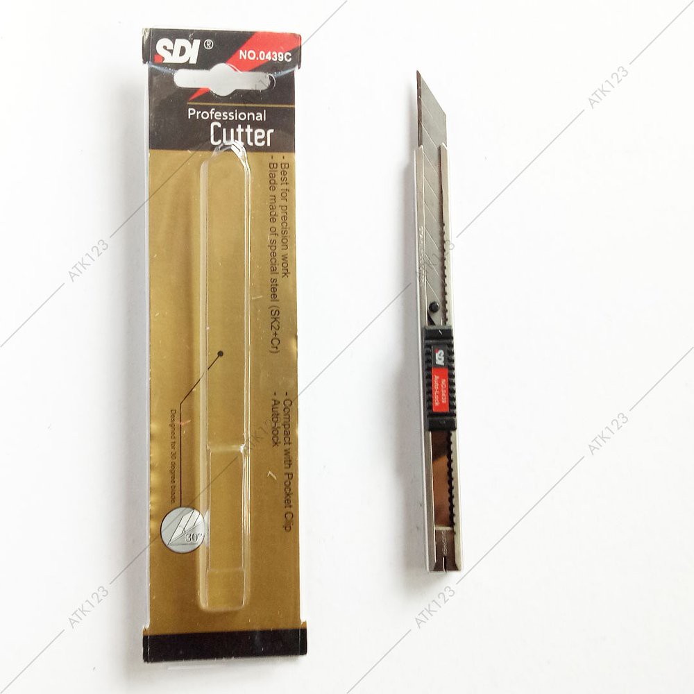 

Jual Professional Cutter 30 Derajat SDI No. 0439C Terlaris
