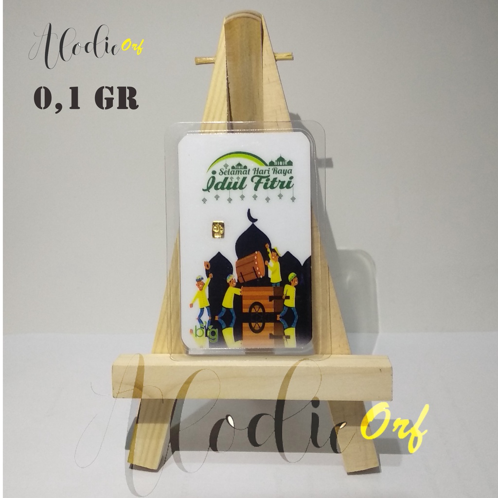 Emas Mini BIG Gold 0,1gr Edisi Lebaran