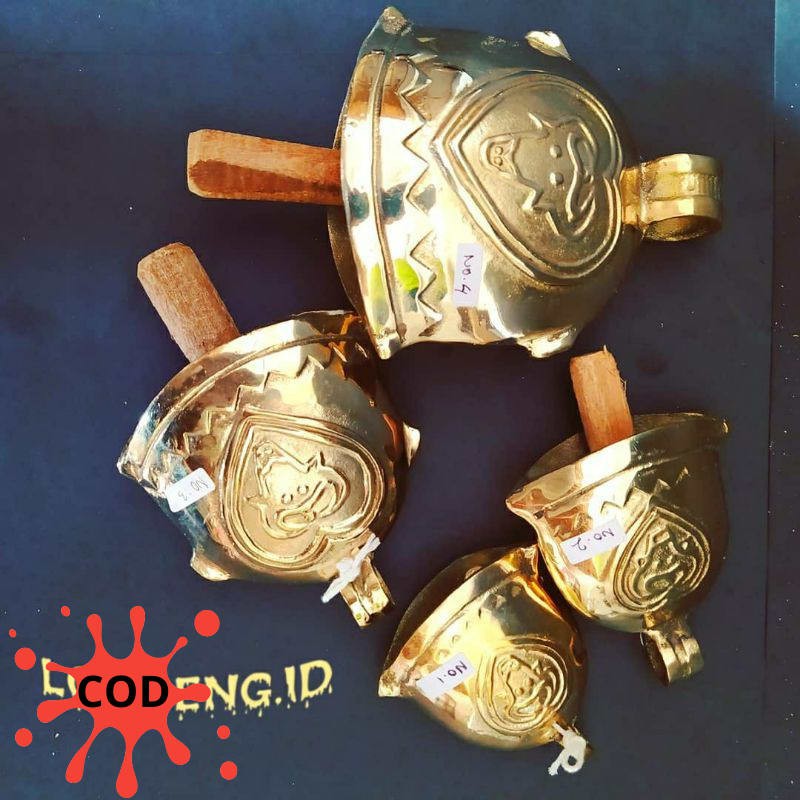 Terlaris Klontong Sapi Bandul Ternak Sapi Kambing Waena Gold Ukuran Lengkap Kuningan Asli kjpW1DkcoXk1G8