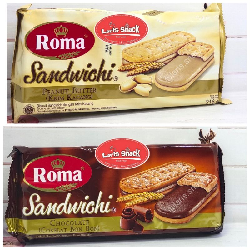 

Biskuit Roma Sandwich 189gr