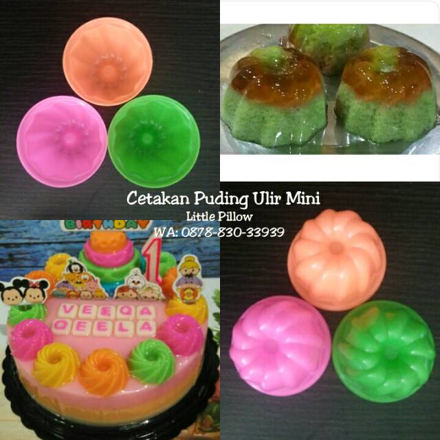 Cetakan Puding Ulir Mini/Cetakan Jelly/Cetakn Agar/Cetakan Bolu Kukus