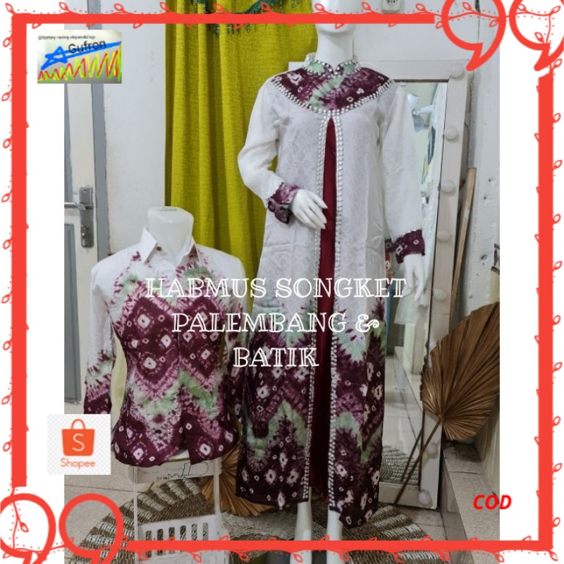 COUPLE GAMIS JUMPUTAN PALEMBANG VISCOSE MEWAH & ELEGANT