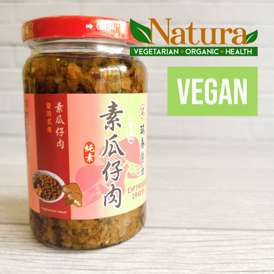 

Rui Chun Vegetarian Mushroom Meat in Oil 330gr Daging Jamur Vegan