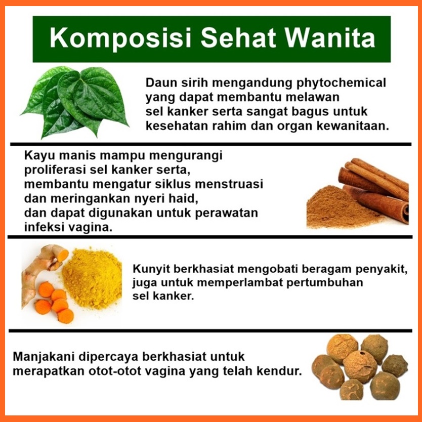 Obat Herbal Sehat Wanita Infeksi Rahim Atau Radang Panggul Shopee Indonesia